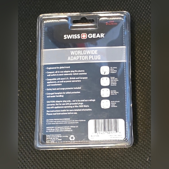 SWISSGEAR Worldwide Adaptor Plug - Picture 2 of 2